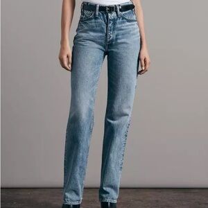 NWT RAG & BONE Alex Hi Rise Straight Jeans in Norwalk